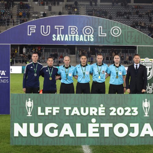 LFF taurės finalas: „TransInvest“ – „Šiauliai“ <span style=color:red;>(2:1)</span>  © Vyčio Šulinsko, T. Biliūno/BNS nuotr.