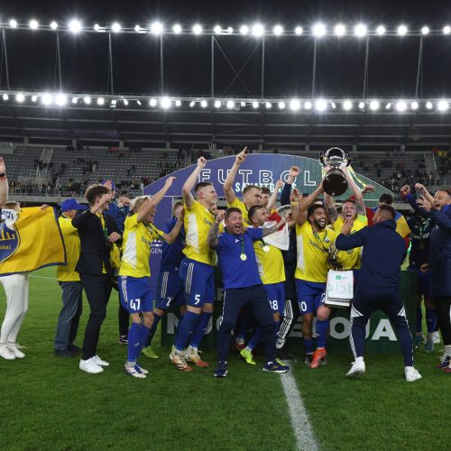 LFF taurės finalas: „TransInvest“ – „Šiauliai“ <span style=color:red;>(2:1)</span>  © Vyčio Šulinsko, T. Biliūno/BNS nuotr.