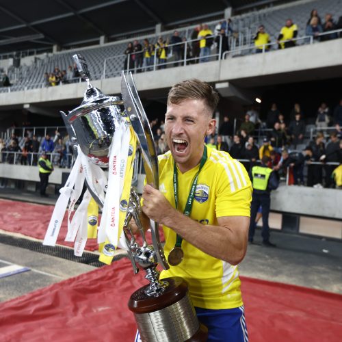 LFF taurės finalas: „TransInvest“ – „Šiauliai“ <span style=color:red;>(2:1)</span>  © Vyčio Šulinsko, T. Biliūno/BNS nuotr.