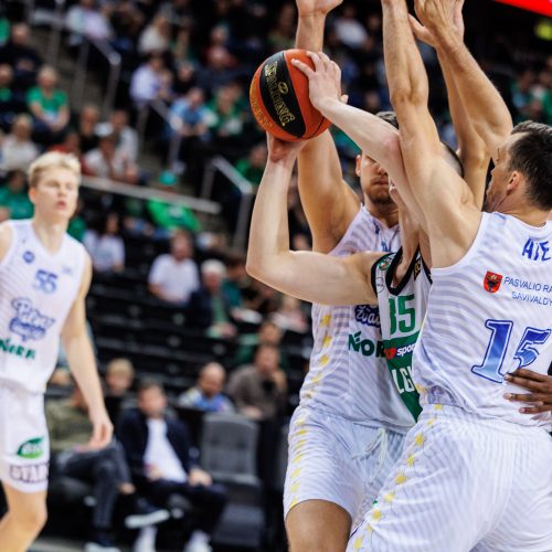 LKL: Kauno „Žalgiris“ – Pasvalio „Pieno žvaigždės“ <span style=color:red;>(78:68)</span>  © T. Biliūno/BNS nuotr.