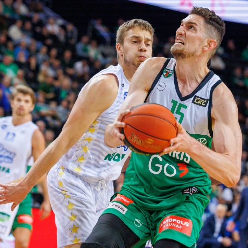 LKL: Kauno „Žalgiris“ – Pasvalio „Pieno žvaigždės“ <span style=color:red;>(78:68)</span>  © T. Biliūno/BNS nuotr.