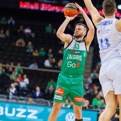 LKL: Kauno „Žalgiris“ – Pasvalio „Pieno žvaigždės“ <span style=color:red;>(78:68)</span>  © T. Biliūno/BNS nuotr.