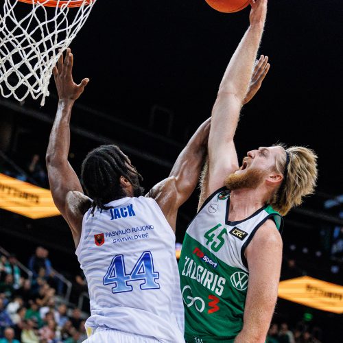 LKL: Kauno „Žalgiris“ – Pasvalio „Pieno žvaigždės“ <span style=color:red;>(78:68)</span>  © T. Biliūno/BNS nuotr.
