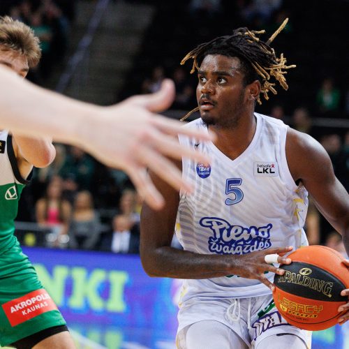 LKL: Kauno „Žalgiris“ – Pasvalio „Pieno žvaigždės“ <span style=color:red;>(78:68)</span>  © T. Biliūno/BNS nuotr.