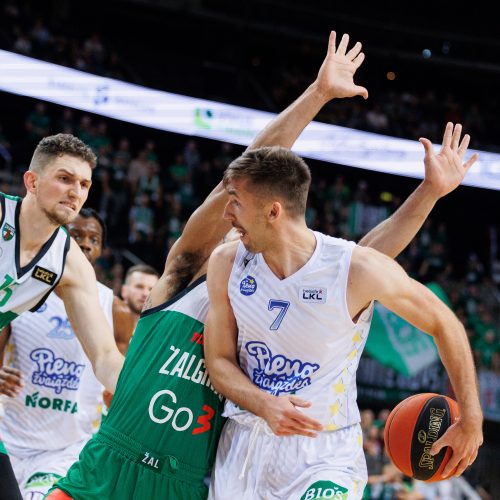 LKL: Kauno „Žalgiris“ – Pasvalio „Pieno žvaigždės“ <span style=color:red;>(78:68)</span>  © T. Biliūno/BNS nuotr.