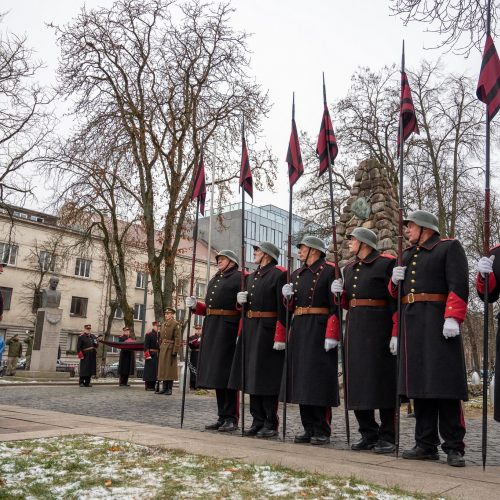 Vytauto Didžiojo karo muziejus sodelyje – iškilminga ceremonija Lietuvos kariuomenės dienai   © Kauno m. savivaldybės nuotr.