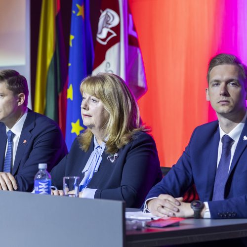 Lietuvos socialdemokratų partijos suvažiavimas  © I. Gelūno/BNS nuotr.