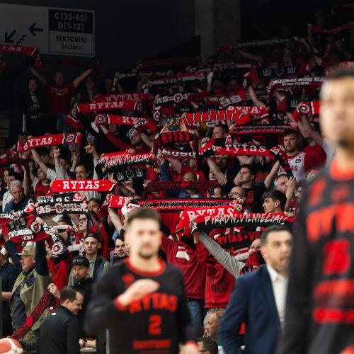 Antroji LKL finalo dvikova: Vilnius „Rytas“ – Kauno „Žalgiris“ <span style=color:red;>(94:71)</span>  © Ž. Gedvilos/BNS nuotr.