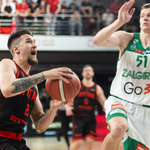 Antroji LKL finalo dvikova: Vilnius „Rytas“ – Kauno „Žalgiris“ <span style=color:red;>(94:71)</span>  © Ž. Gedvilos/BNS nuotr.