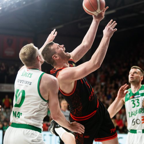 Antroji LKL finalo dvikova: Vilnius „Rytas“ – Kauno „Žalgiris“ <span style=color:red;>(94:71)</span>  © Ž. Gedvilos/BNS nuotr.