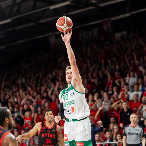 Antroji LKL finalo dvikova: Vilnius „Rytas“ – Kauno „Žalgiris“ <span style=color:red;>(94:71)</span>  © Ž. Gedvilos/BNS nuotr.