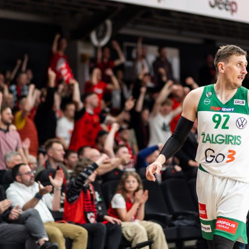 Antroji LKL finalo dvikova: Vilnius „Rytas“ – Kauno „Žalgiris“ <span style=color:red;>(94:71)</span>  © Ž. Gedvilos/BNS nuotr.