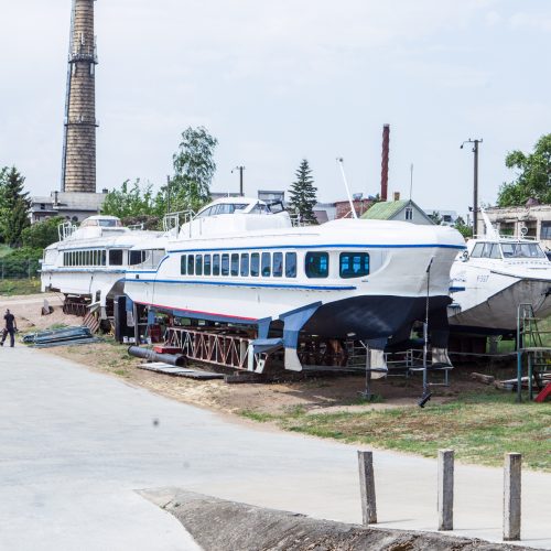 „Raketos“ tipo laivas plukdys iš Kauno į Nidą  © Laimio Steponavičiaus nuotr.