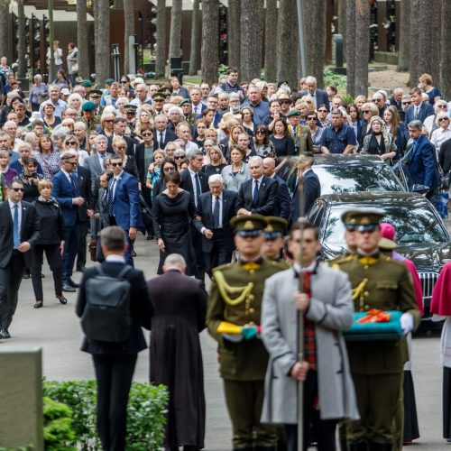 A. Adamkienė Kaune atgulė amžinojo poilsio  © Justinos Lasauskaitės, E. Ovčarenko/BNS nuotr.