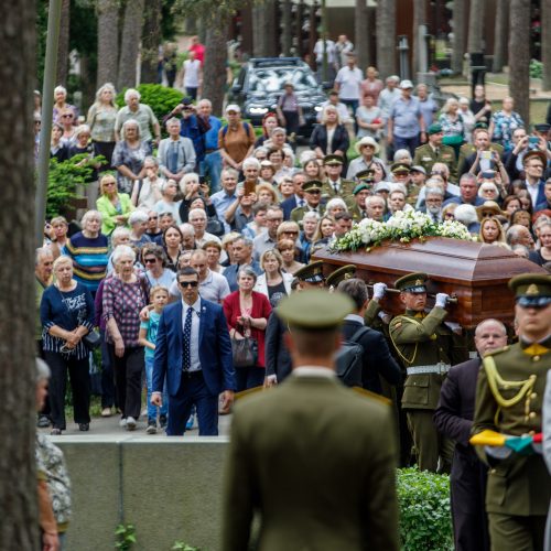 A. Adamkienė Kaune atgulė amžinojo poilsio  © Justinos Lasauskaitės, E. Ovčarenko/BNS nuotr.