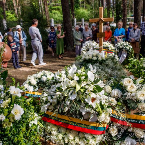 A. Adamkienė Kaune atgulė amžinojo poilsio  © Justinos Lasauskaitės, E. Ovčarenko/BNS nuotr.