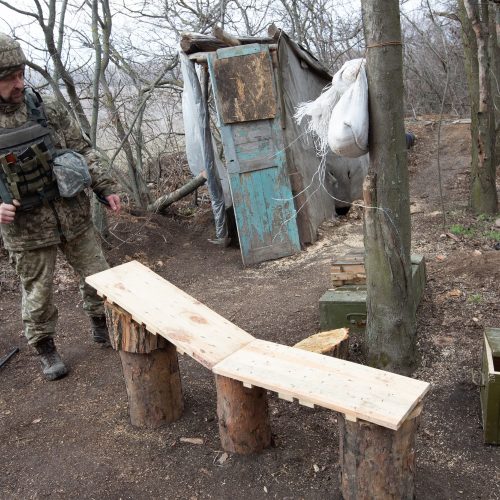 Rytų Ukraina. Gyvenimas prie kontaktinės linijos  © Vaidos Milkovos, Ukrainos karių nuotr.