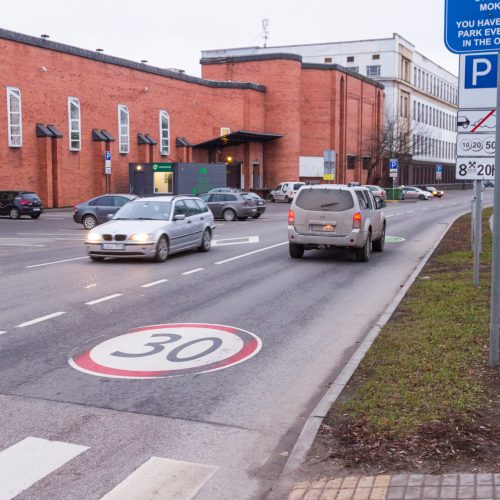 A. Jakšto gatvės eismo problemos  © Laimio Steponavičiaus nuotr.