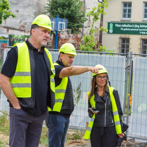 Lietuvos krepšinio namų statybos   © Laimio Steponavičiaus nuotr.