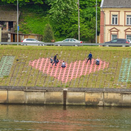 Pasiruošimas Kauno gimtadienio šventei eina į pabaigą  © Laimio Steponavičiaus nuotr.