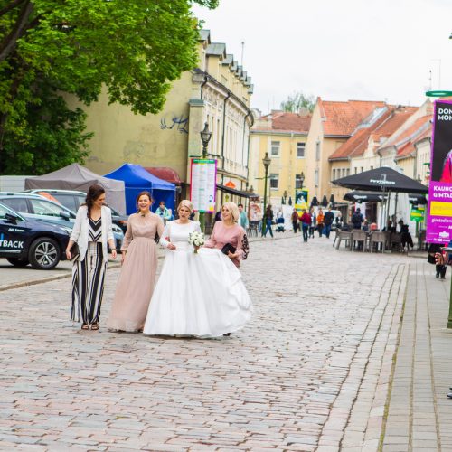 Pasiruošimas Kauno gimtadienio šventei eina į pabaigą  © Laimio Steponavičiaus nuotr.