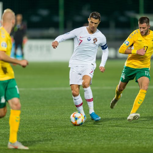 Futbolas: Lietuva – Portugalija 1:5  © B. Barausko ir I. Gelūno/Fotobanko nuotr.