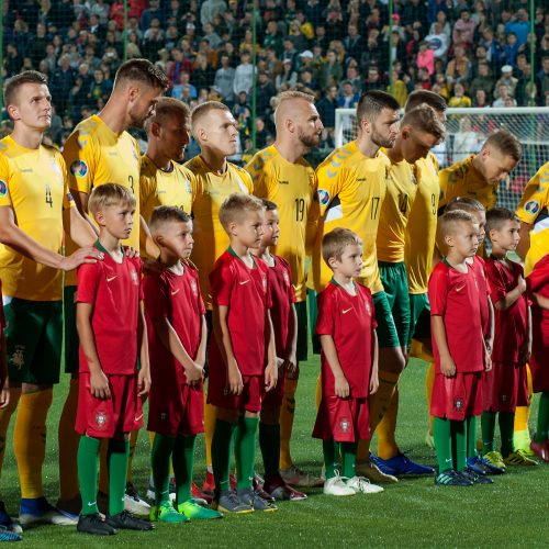 Futbolas: Lietuva – Portugalija 1:5  © B. Barausko ir I. Gelūno/Fotobanko nuotr.