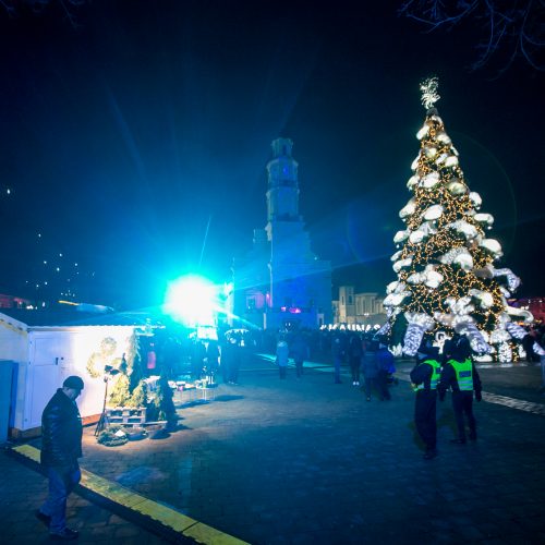 Kaunas sutinka 2019 metus  © Vilmanto Raupelio nuotr.