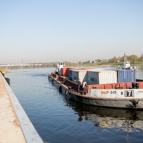 Marvelės uostą pasiekė pirmasis krovinys  © Vilmanto Raupelio nuotr.