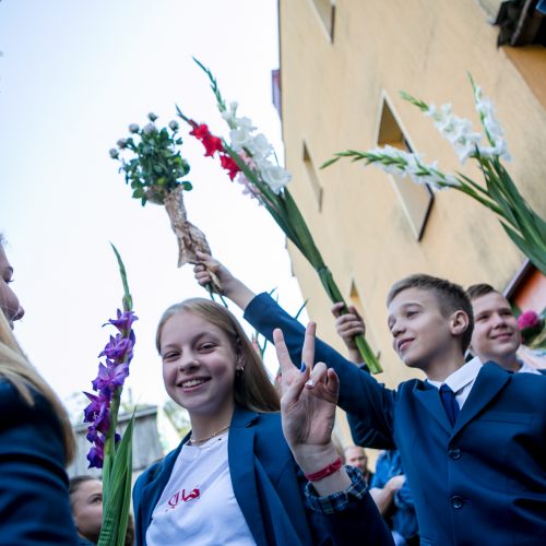 Mokslo metų pradžios šventė Senamiesčio progimnazijoje  © Vilmanto Raupelio nuotr.