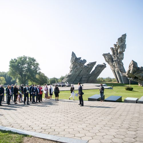 Lietuvos žydų genocido aukų dienos minėjimas IX forte  © Vilmanto Raupelio nuotr.