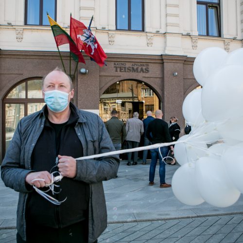 Architektai susirinko palaikyti teisiamą A. Karalių  © Vilmanto Raupelio nuotr.