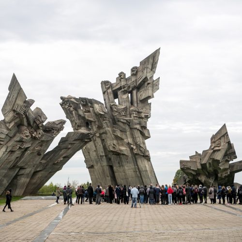 Žydų genocido dienos minėjimas IX forte  © Vilmanto Raupelio nuotr.