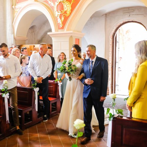 Krepšininkų G. Jasiunskaitės ir T. Dimšos vestuvės  © T. Biliūno / Fotobanko nuotr.