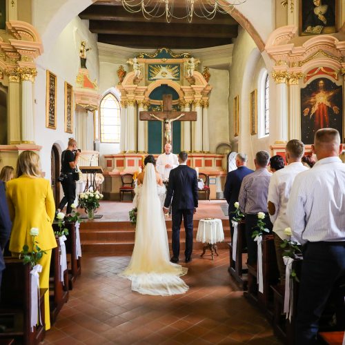 Krepšininkų G. Jasiunskaitės ir T. Dimšos vestuvės  © T. Biliūno / Fotobanko nuotr.