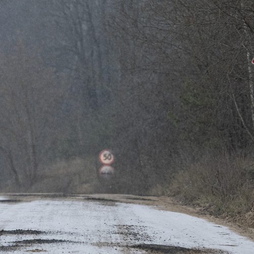 Upės gatvė Smigliuose, kurioje gyvena S. Skvernelis  © P. Peleckio / Fotobanko nuotr.