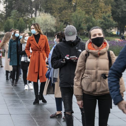 V. Čmilytė-Nielsen balsavo antrajame Seimo rinkimų ture  © P. Peleckio / Fotobanko nuotr.