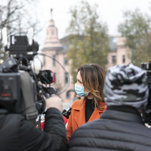 V. Čmilytė-Nielsen balsavo antrajame Seimo rinkimų ture  © P. Peleckio / Fotobanko nuotr.