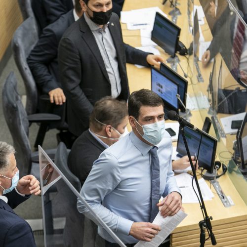 Seimo posėdis dėl 2021 metų biudžeto  © P. Peleckio / Fotobanko nuotr.