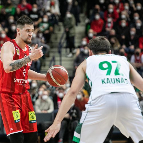 Kauno „Žalgiris“ – Vilniaus „Rytas“ <span style=color:red;>(72:67)</span>  © P. Peleckio / BNS nuotr.