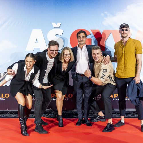 Komedijos „Aš gyvas“ premjera  © I. Gelūno / BNS nuotr.