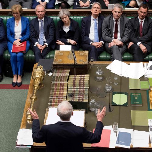 Britų parlamentas atmetė „Brexit“ sutartį  © Scanpix nuotr.