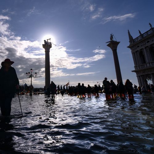 Veneciją užliejo potvynis  © Scanpix nuotr.