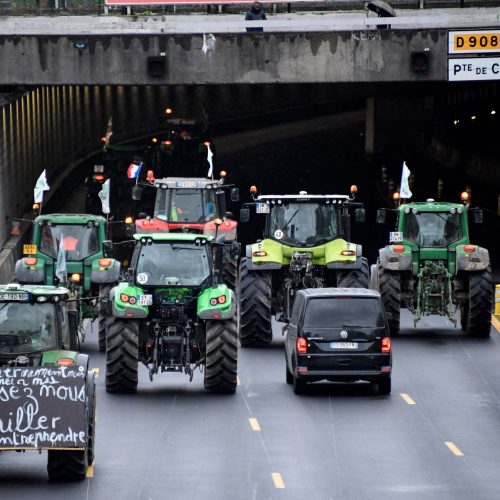 Ūkininkų protestas Prancūzijoje  © Scanpix nuotr.