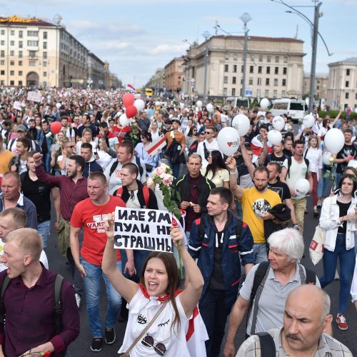 Baltarusijoje toliau nerimsta protestai  © Scanpix nuotr.