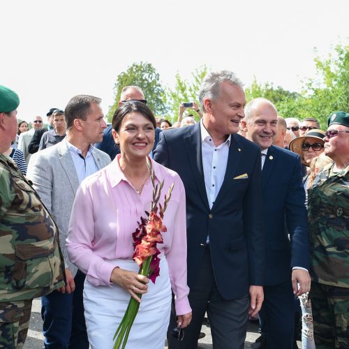 G. Nausėda atidengė A. Smetonos paminklą  © R. Dačkaus / LRP kanceliarijos nuotr.