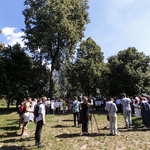 B. Nemcovo skvere paminėtos karo Gruzijoje metinės  © G. Bartuškos / ELTOS nuotr.