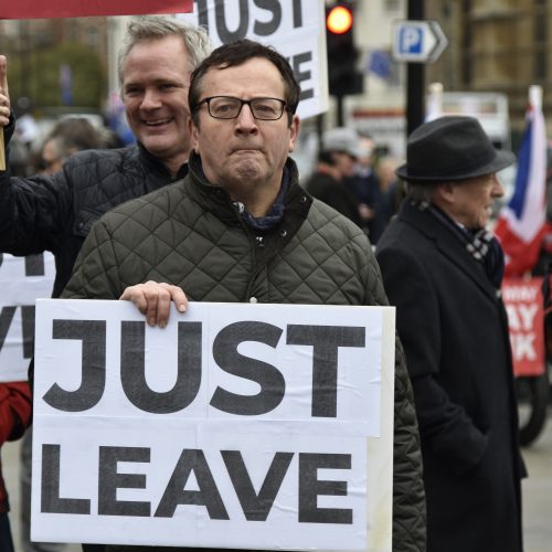 Britų parlamentas atmetė „Brexit“ sutartį  © Scanpix nuotr.