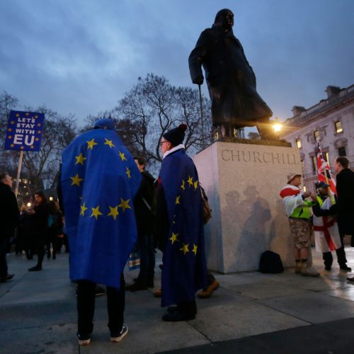 Britų parlamentas atmetė „Brexit“ sutartį  © Scanpix nuotr.