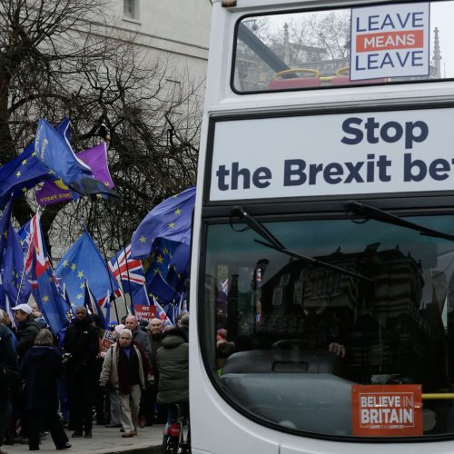 Britų parlamentas atmetė „Brexit“ sutartį  © Scanpix nuotr.